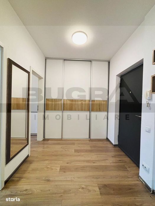 Apartament tip studio - finisat, mobilat, parcare, terasa, Luminia
