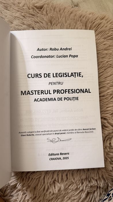 Master profesional  Academia de politie