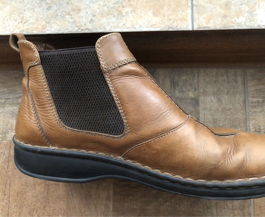 Немски маркови боти 42, ест. кожа, дамски