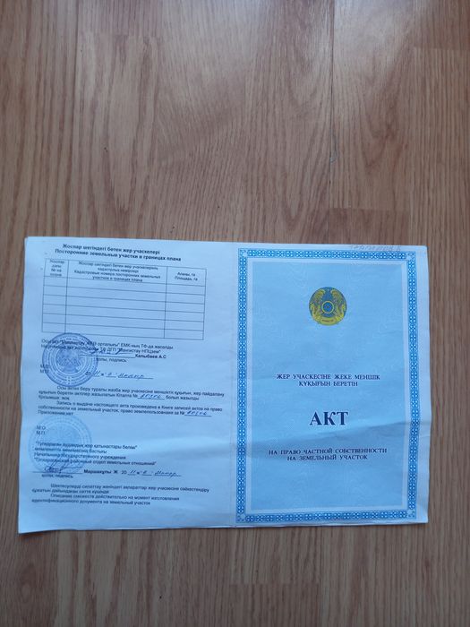 Земельный участок в пос Сайын Шапағатове 22 км от г Актау под ИЖС - Widok 3