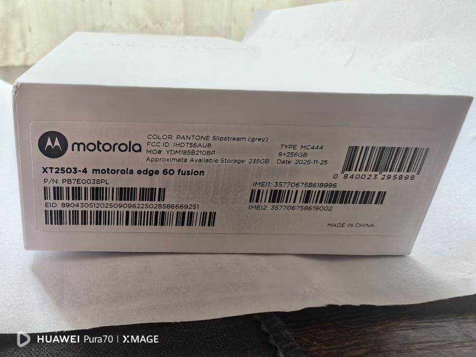 Motorola Edge 60 Fusion,nou , garantie