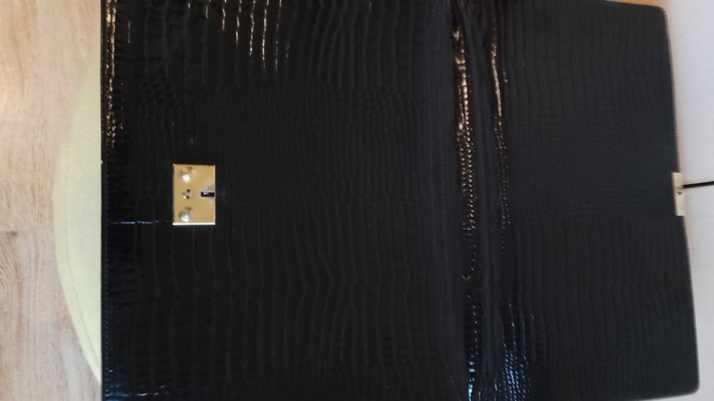 Servieta/Geanta eleganta, Office, Croc Look, lacuita -  Exclusivista