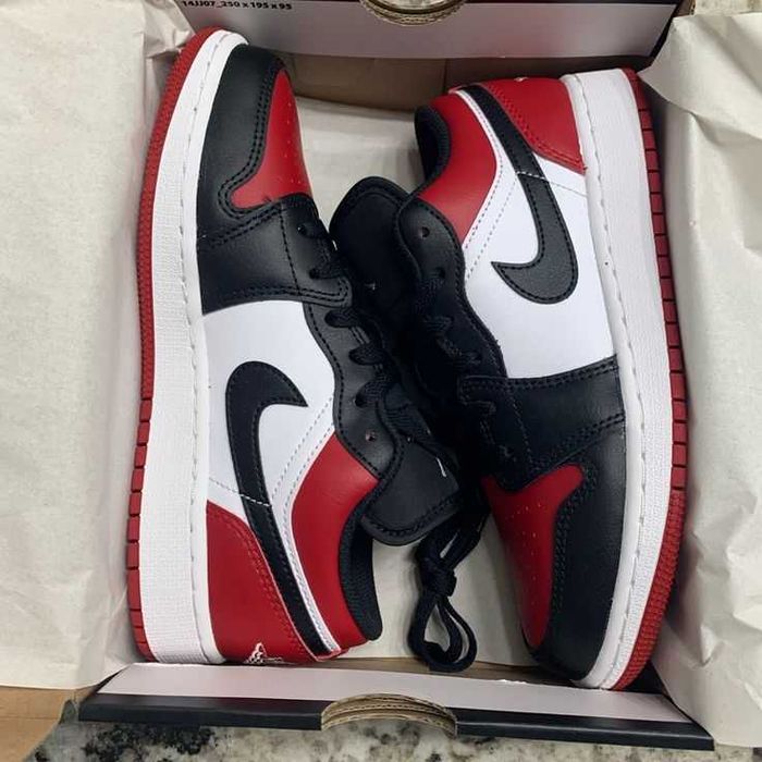Air Jordan 1 Low Bred Toe