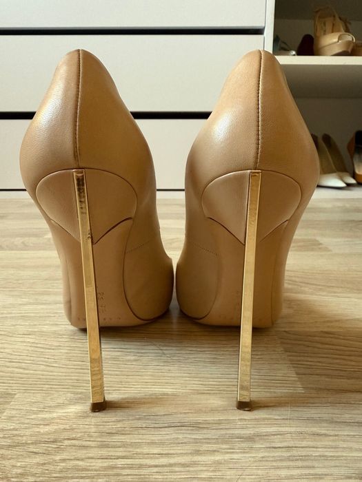 Pantofi Casadei Blade Stiletto Nude