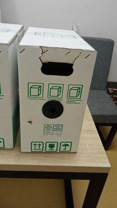 Кабель Андижан UTP 4 пары, КСВПВ-5е, 4x2x0.52, 305м