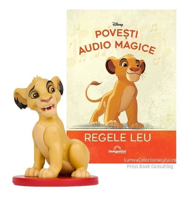 Povesti Audio Magice - Cartea Regele Leu Nr.1, Deagostini Nou Sigilat