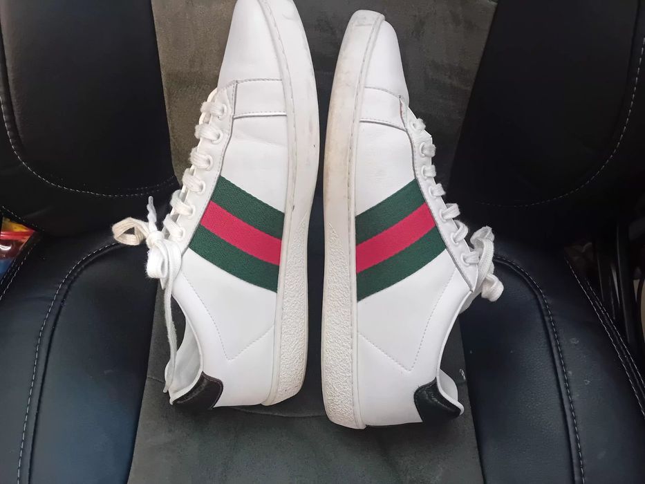 Gucci-италиянски кожени маратонки