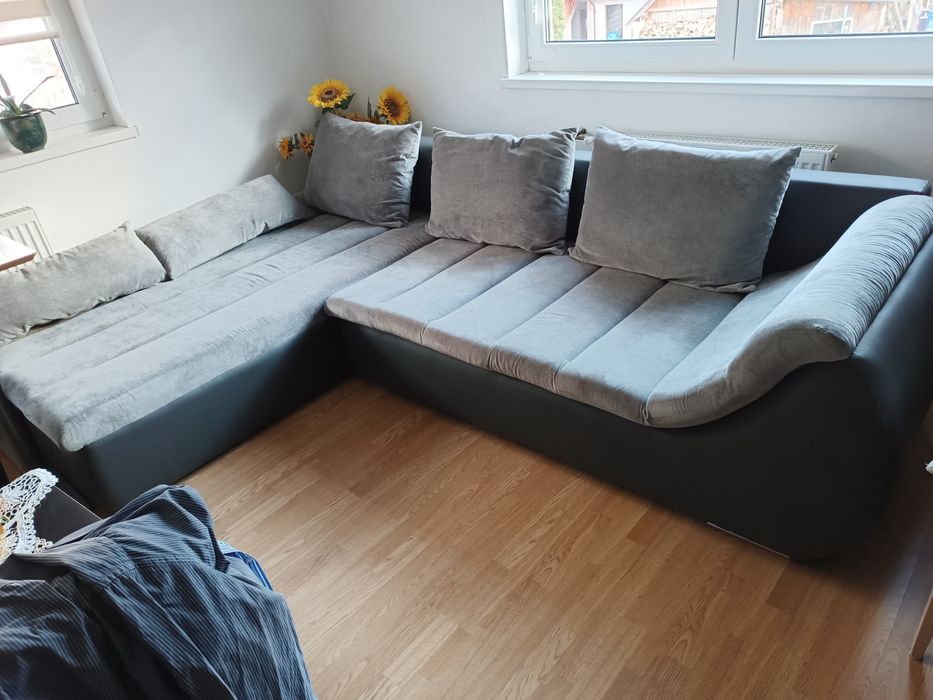 Colțar extensibil cu ladă de depozitare made in Germany