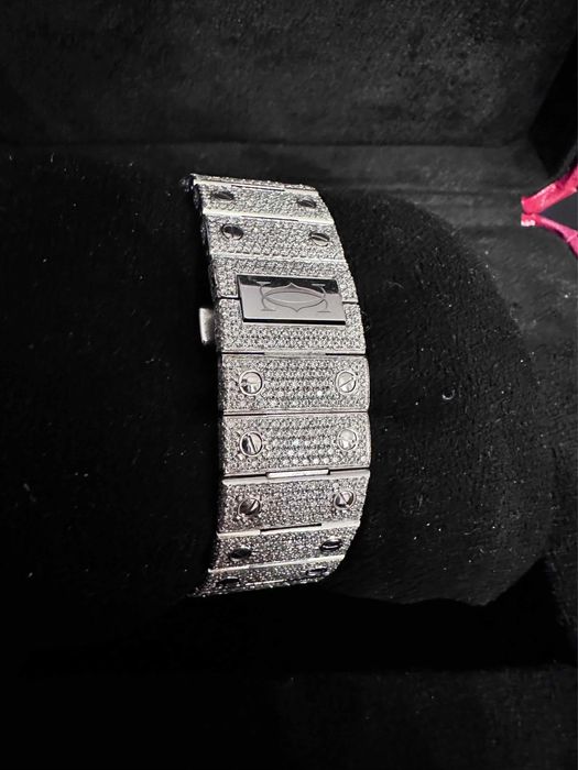 Iced Out Cartier Santos
