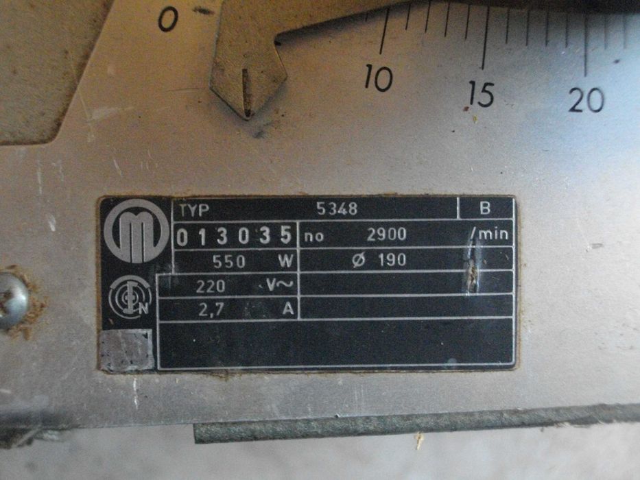 METABO Немски професионален индустриален настолен циркуляр 14,5кг/550W