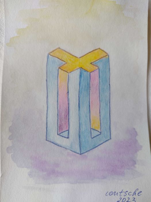 Четири броя акварелни рисунки