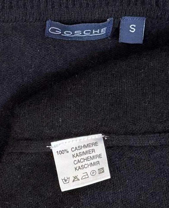 Gosche 100% кашмир страхотна блуза/туника, размер S