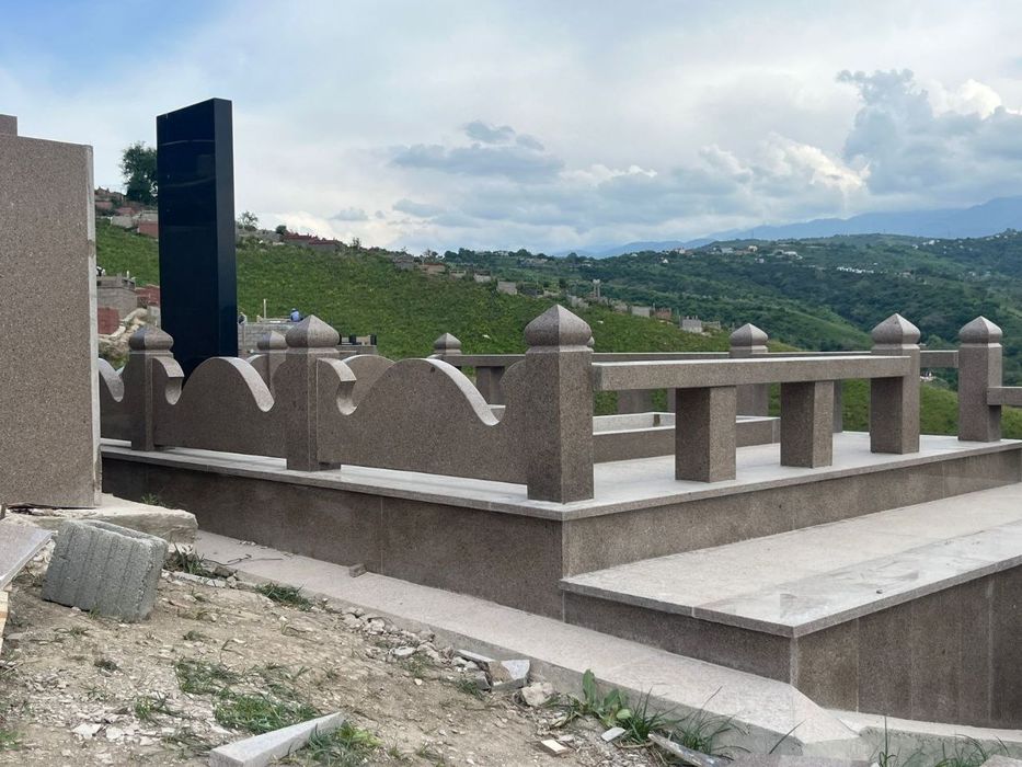 Ритуальныеуслуги памятник оградка гранитный комплекс мазары монтаж дем