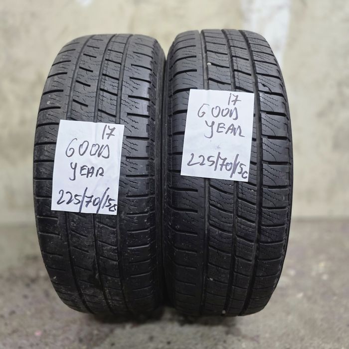 2×225/70/15c M+S.GOODYEAR.Stare excelenta.