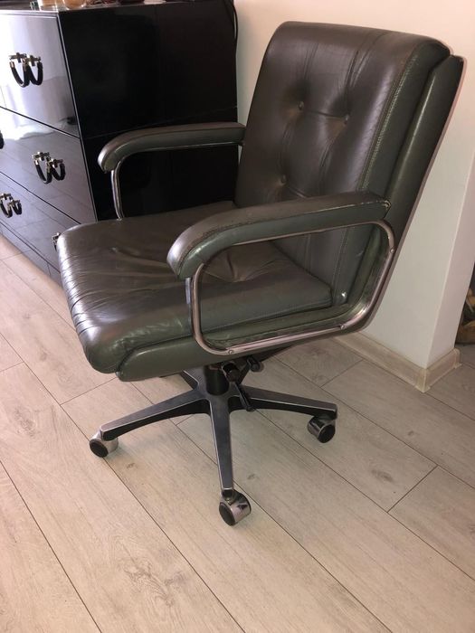 Mid century leather scaun birou desk