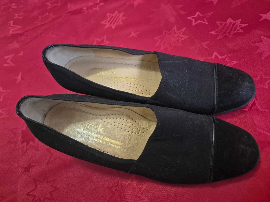 Pantofi elegant din piele întoarsă pentru femei nr. 38