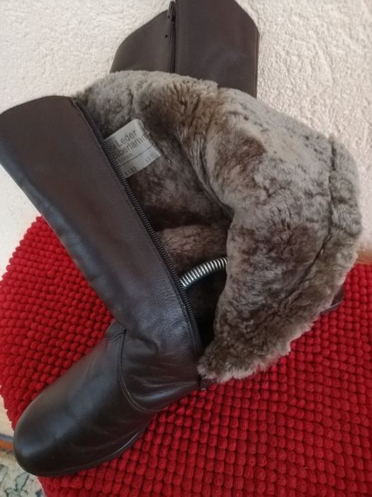 Cizme dama piele și blana nr 37 Biberlamm