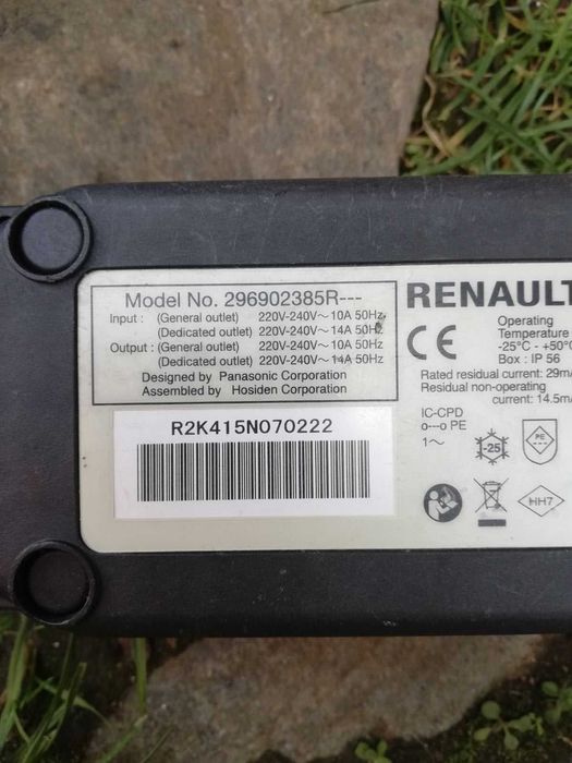 Зарядно за електрически автомобил Renault Zoe   10A