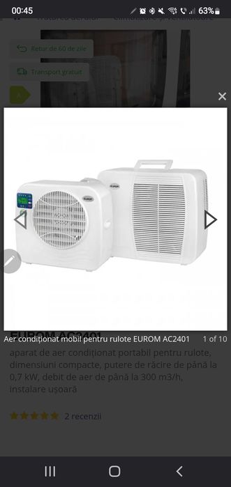 Aer condiționat Rulotă