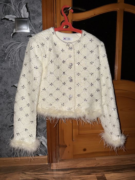 Продам твидовый пиджак размер М