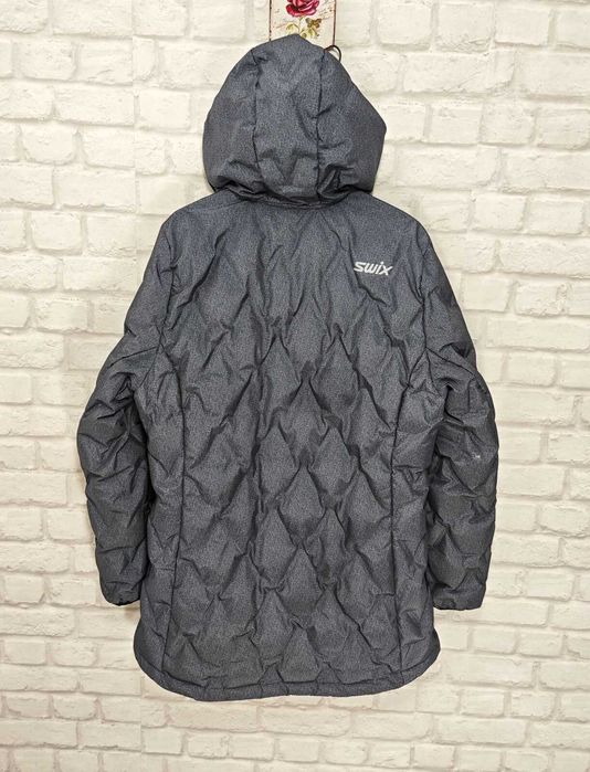 SWIX Дамско пухено яке парка с пух и качулка размер L