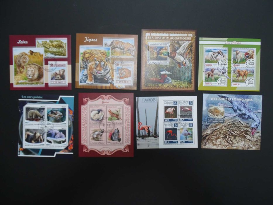 50 colite stampilate , timbre tematice Fauna/Animale (Lot 3099)