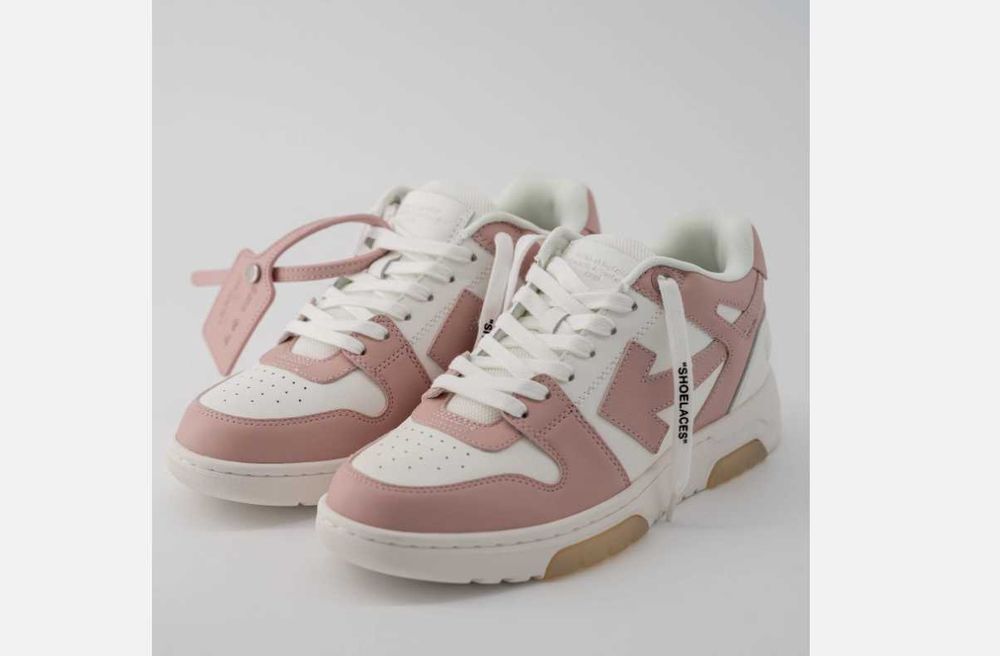 Off-White Out Of Office Pink/White