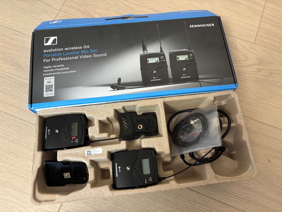 Sennheiser G4 ( EW 112P ) kit wireless EK 100 G4 + SK 100 G4 si accesorii
