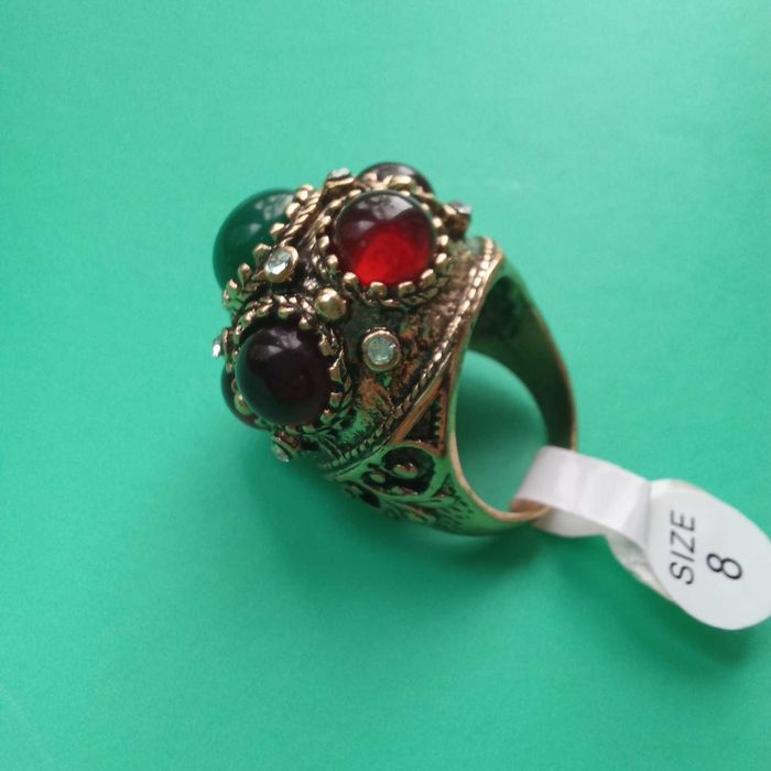 Кольцо новое массивное в турецком стиле