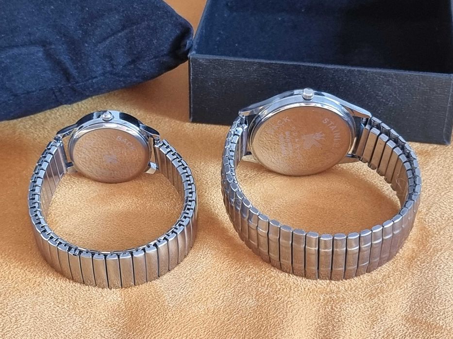 Set 2 ceasuri de mana pentru dama si barbat, ceas