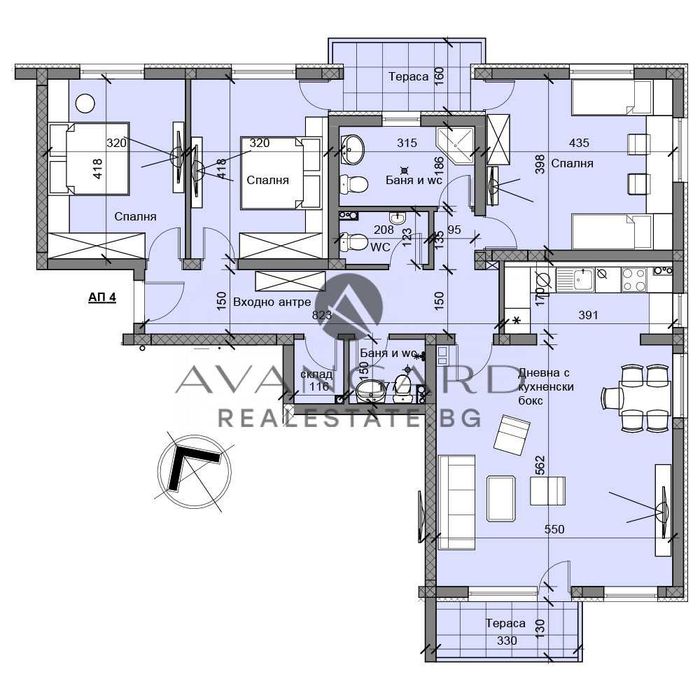 Продава се Четиристаен апартамент в Пловдив, Остромила - 161 кв.м за 1361 €/кв.м - Снимка #6