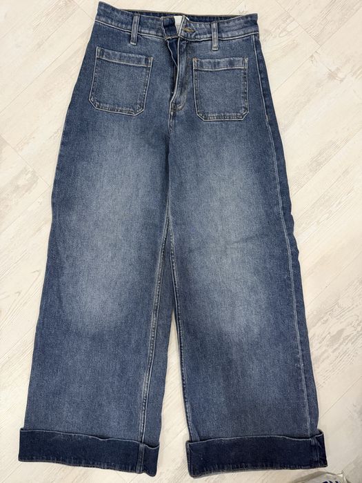 Дамски ефектни дънки h&m