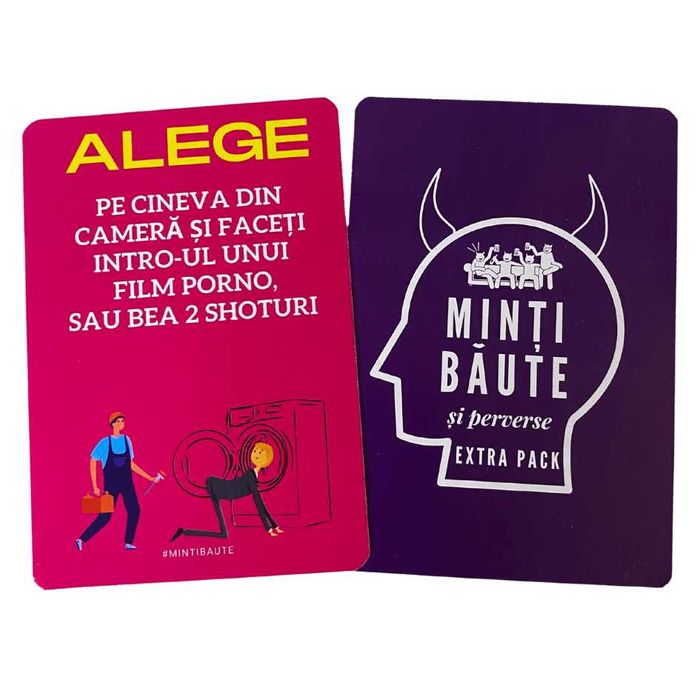 Joc Minti Baute si Perverse 108 carti cu provocari pentru petreceri