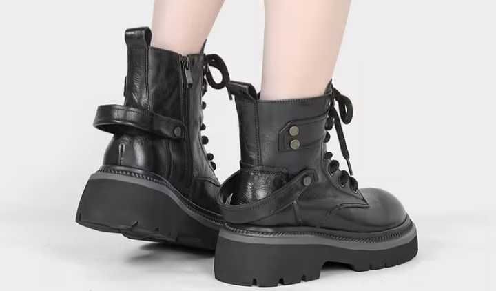 Ghete din piele vintage, mas 39