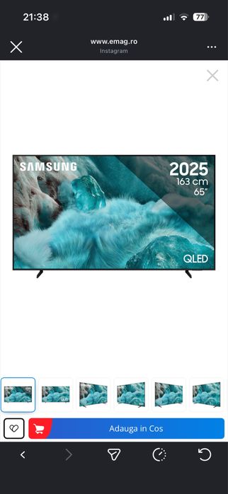 TV SAMSUNG folosit o luna!