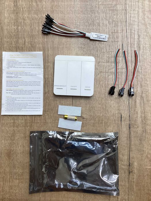 WS2811 Адресируем COB Led Лента + 2 вида контролери