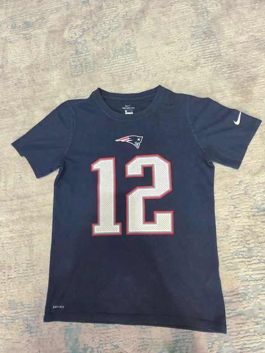 Tricou Retro Nike NFL New England Patriots Tom Brady 12 – Mărimea L