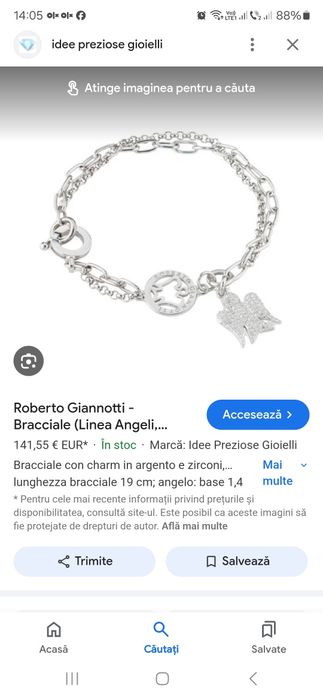 Bratara argint Roberto Giannotti