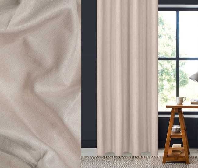 Блекаут завеси в светло бежов  цвят