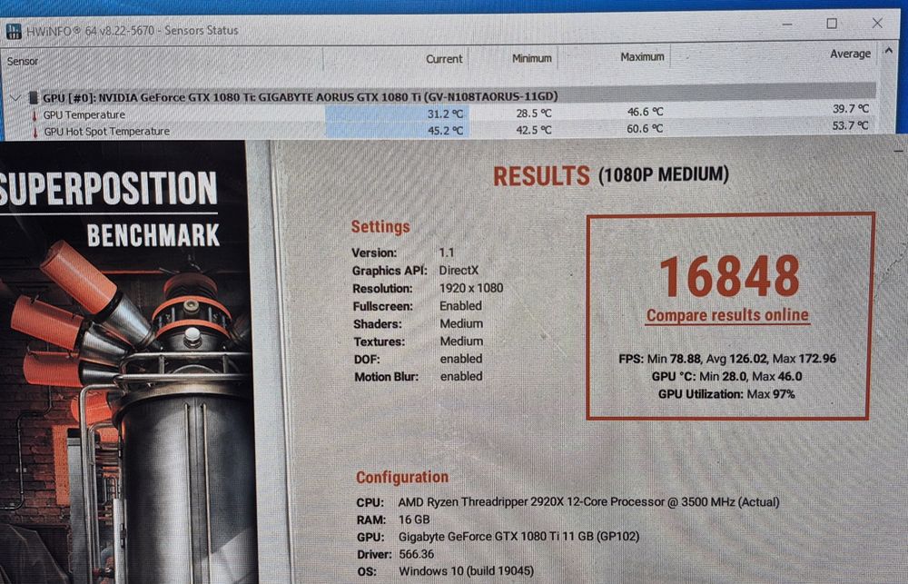 Placa video Gigabyte AORUS GTX 1080TI Gaming X 11GB 352bit GDDR5X