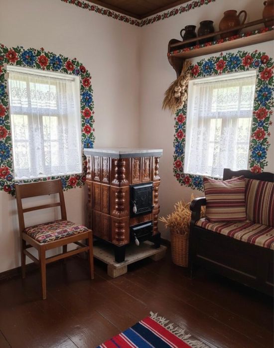 Sobe teracota captusite cu samota facute artizanal - caldura 100%