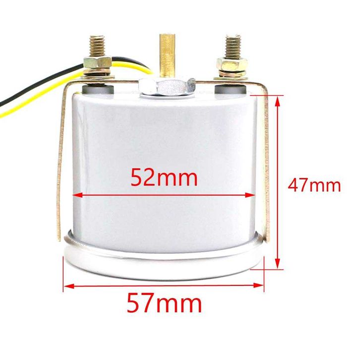 Уред за налягането на турбината Boost Meter - 3 bar/52мм/7 цвята.