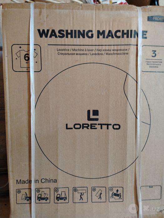 Loretto kir yuvish mashinasi aftamat 6kgli