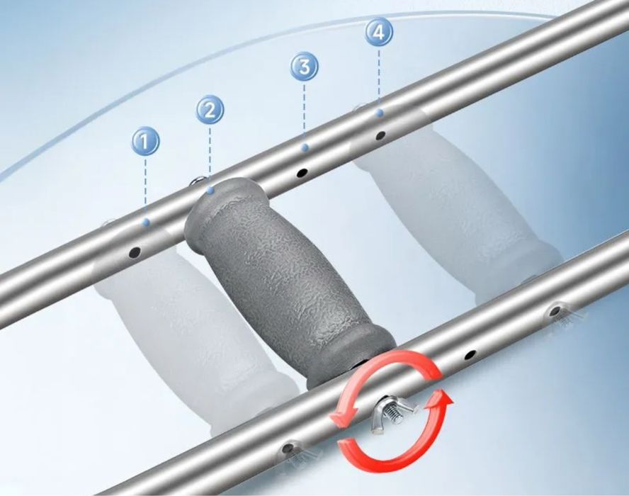 Костыли пара. Для роста 150-200см