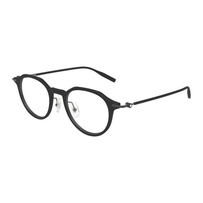 Montblanc MB0355O 005 Transparent Black - Men's Optical Frames 49mm