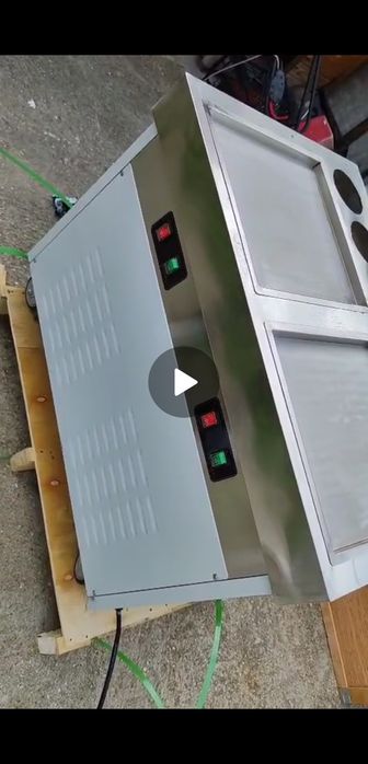 НОВА ПРОФЕСИОНАЛНА Машина за Тайландски сладодолед 2 плочи 380X380