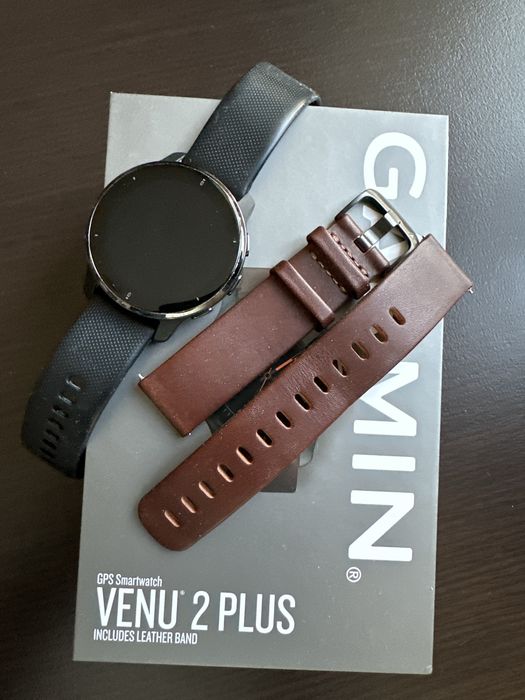 Garmin Venu 2 Plus + ПОДАРЪК чисто нова кожена каишка