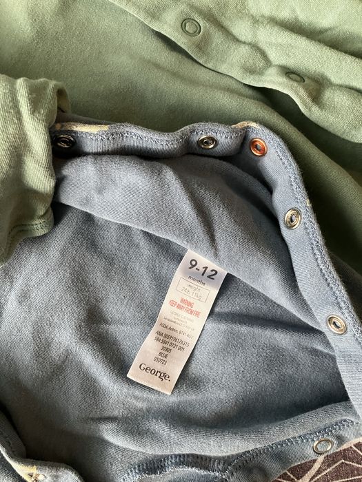 Бебешки гащеризон / ромпърGeorgeи яке 74-80 размер 9-12 месеца дрехи