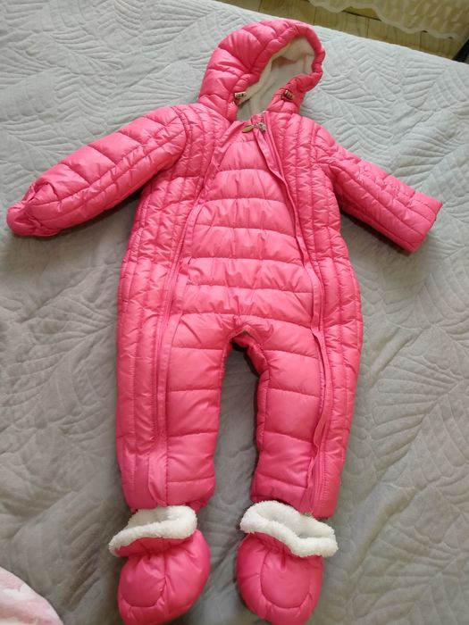 Тёплый демисезонный комбинезон