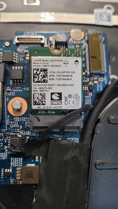 Placa AX201NGW Wi-fi 6 Intel Ax201 Bt 5.0 Dual Band 2.4g / 5g Ngff